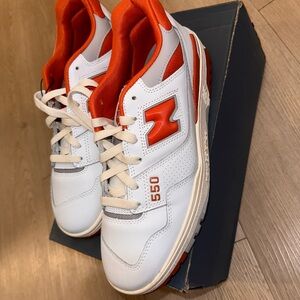 New Balance 550 Orange College Pack (Rare Size 9.5M)